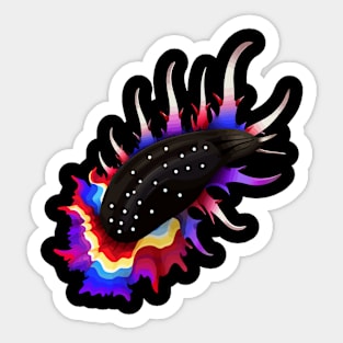 Patriotic Sea Slug Sticker